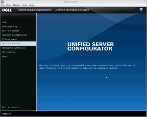 Unified Server Configuration GUI